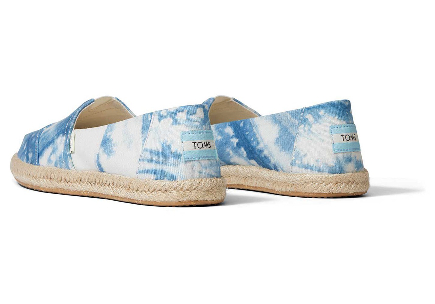 Toms Alpargata Plant Dye Espadrille Blue/White - Womens - 08235-BMDL